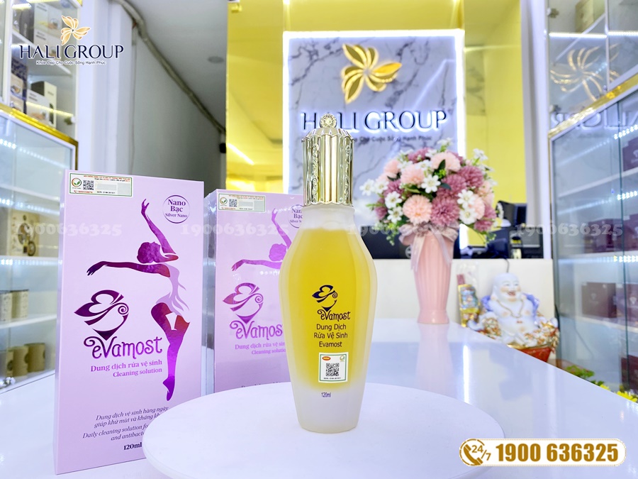 Giới thiệu dung dịch rửa vệ sinh Evamost Nhã Phương HCM