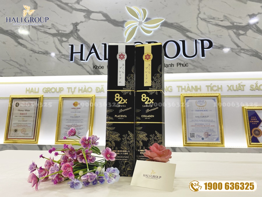 Bộ sản phẩm nước uống đặc biệt 82x Collagen và 82x Placenta - Liệu trình bảo vệ da số một Việt Nam - Lưu giữ nét đẹp thanh xuân