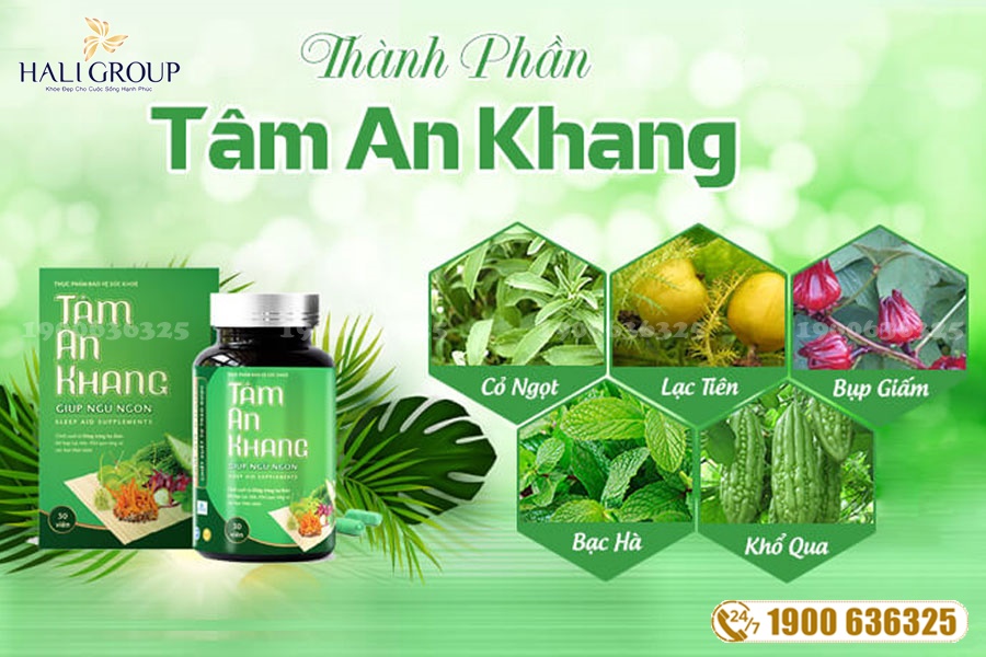 Sản Phẩm Viên Uống Tâm An Khang - sản phẩm tuyệt vời cho các đối tượng bị mất ngủ